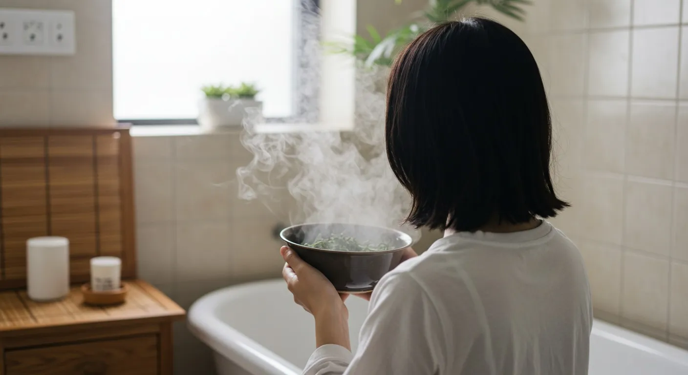 よもぎ蒸しは家でできる？準備・やり方・効果をわかりやすく解説